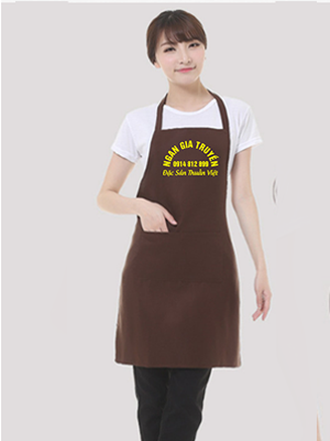 May tạp dề quán Ngan gia truyền