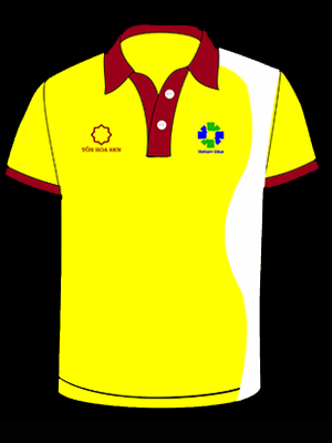 May đồng phục công ty Tôn hoa sen