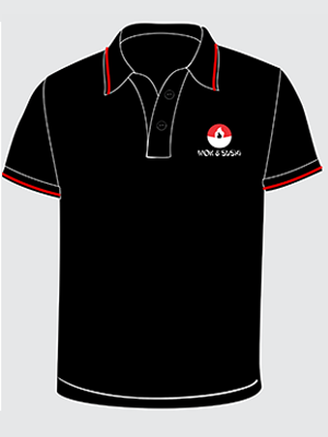 May đồng phục nhà hàng Work Sushi