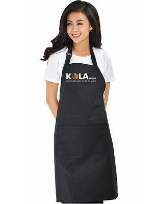 May tạp dề quán Kola
