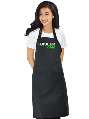 May tạp dề quán Hasler Care