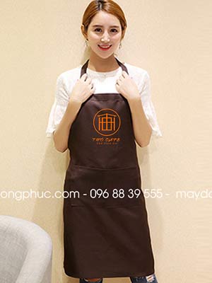 May tạp dề Quán Thô Cafe