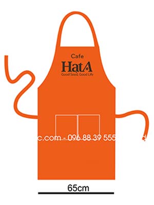 May tạp dề Quán Cafe Hạt A