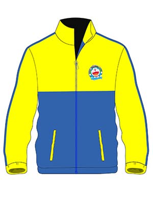 May áo khoác đồng phục trường Mầm non tư thục Doraemon