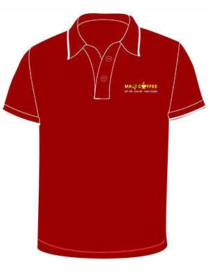 May áo phông Quán Maxi cafe