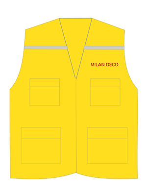 May áo gile Công ty Milan Deco