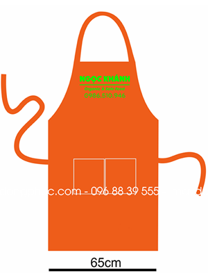 May tạp dề Cửa hàng Ngọc Khánh