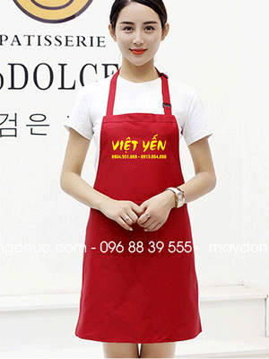 May tạp dề cửa hàng Việt Yến