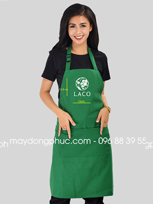 May tạp dề quán Laco