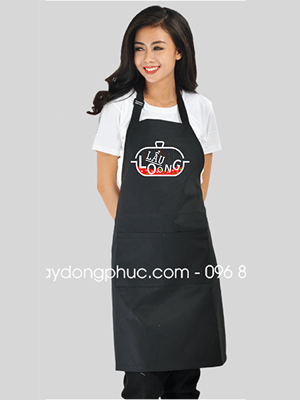 May tạp dề quán lẩu loong