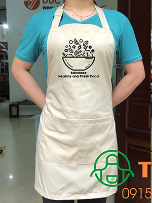 May tạp dề quán Saladdee