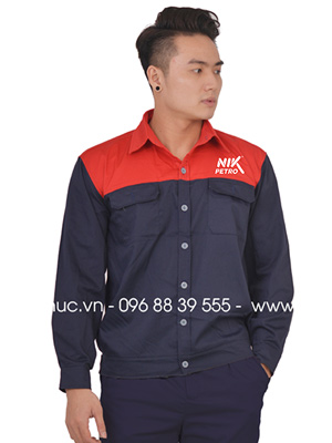 May áo bảo hộ công ty NIk Petro
