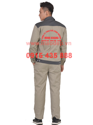 May áo bảo hộ công ty TNHH khí công nghiệp Minh Khang