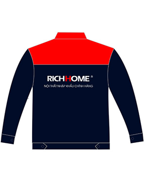 May áo bảo hộ công ty Rich Home