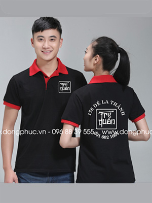 May áo đồng phục quán Tre Quán