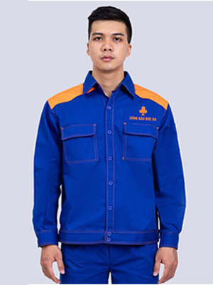 May áo bảo hộ cửa hàng xăng dầu ĐỨC BÁ
