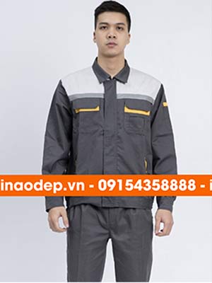 May áo đồng phục bảo hộ Gara ô tô Thành Thắng