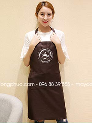May tạp dề quán Mai Coffee & Tea