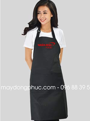 May tạp dề quán Nhân hậu Food