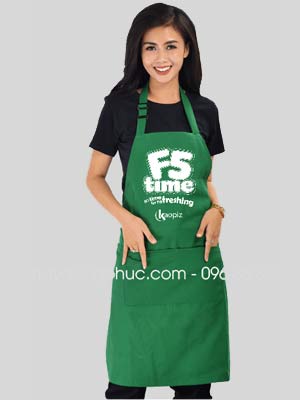 May tạp dề quán F5 Time