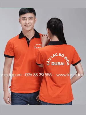 May áo phông câu lạc bộ Bida DuBai
