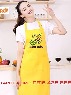 May tạp dề quán bún đậu 56