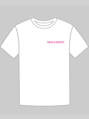 May áo cổ tròn Nail&Beauty Room Fiffty