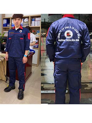 May áo bảo hộ Công ty CP XNK Ô tô Long Biên