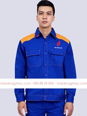 May đồng phục bảo hộ Xăng dầu Thành Long