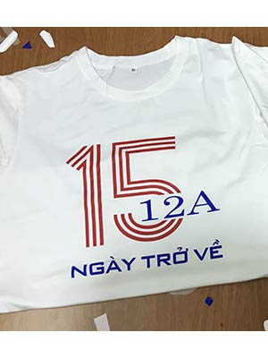 May áo Lớp 12A trường THPT Giao Thủy A 2001-2004