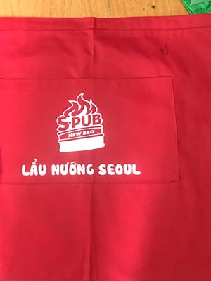 May tạp dề Quán lẩu nướng Seoul