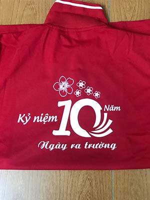 May áo phông kỉ niệm 10 năm ngày ra trường