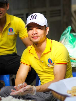 May áo phông Siêu thị hải sản Bình