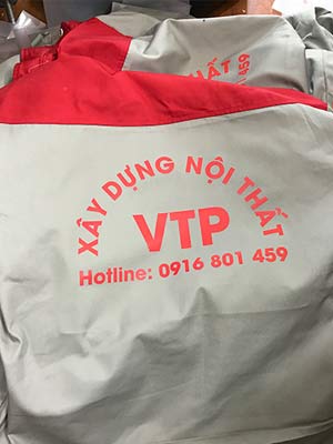 May áo bảo hộ Công ty xây dựng nội thất VTP