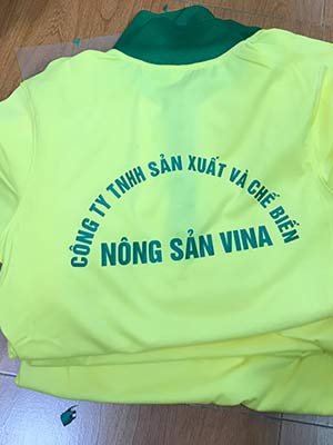 May áo phông Công ty TNHH sản xuất chế biến nông sản Vina