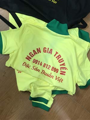 May áo phông Quán Ngan gia truyền