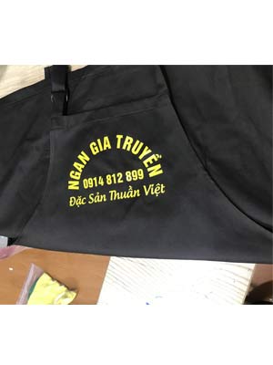 May tạp dề Quán Ngan gia truyền
