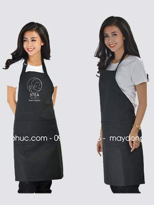 May tạp dề Quán 3Tea
