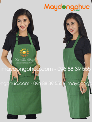 May tạp dề Đội tỏa sáng Long Giang Foundation