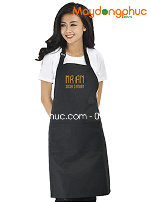 May tạp dề Nhà hàng Sushi Asian Mr An