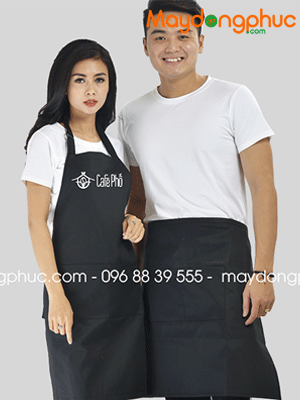 May tạp dề Quán Cafe Phố