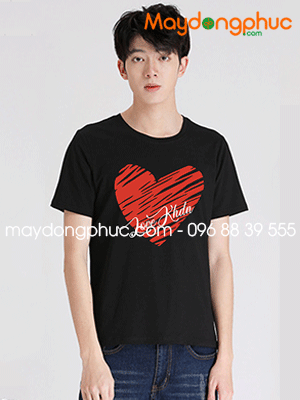 May áo phông Love KHDN