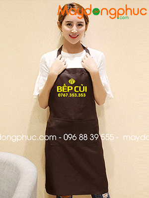 May tạp dề Quán Bếp Củi