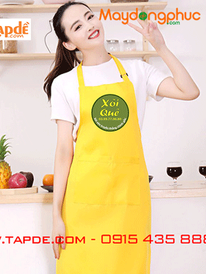 May tạp dề Quán Xôi Quê