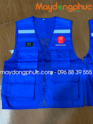 May áo gile Công ty Bitoco Travel