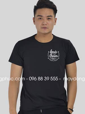 May áo cổ tròn Công ty Family is everything