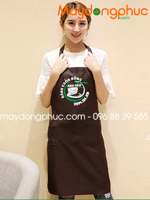 May tạp dề Quán bánh cuốn nóng Anh Béo