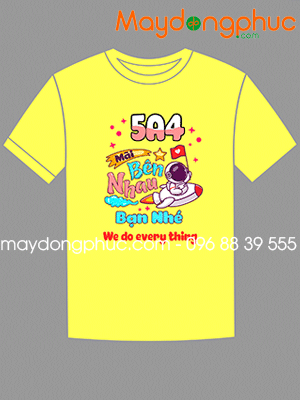 May áo Lớp 5A4 Mãi bên nhau bạn nhé