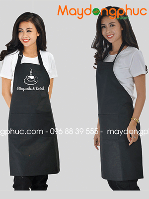 May tạp dề Quán Bông Cake & Drink