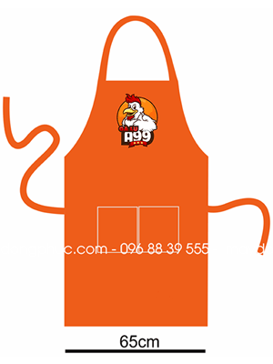 May tạp dề Cửa hàng Gà lu A99